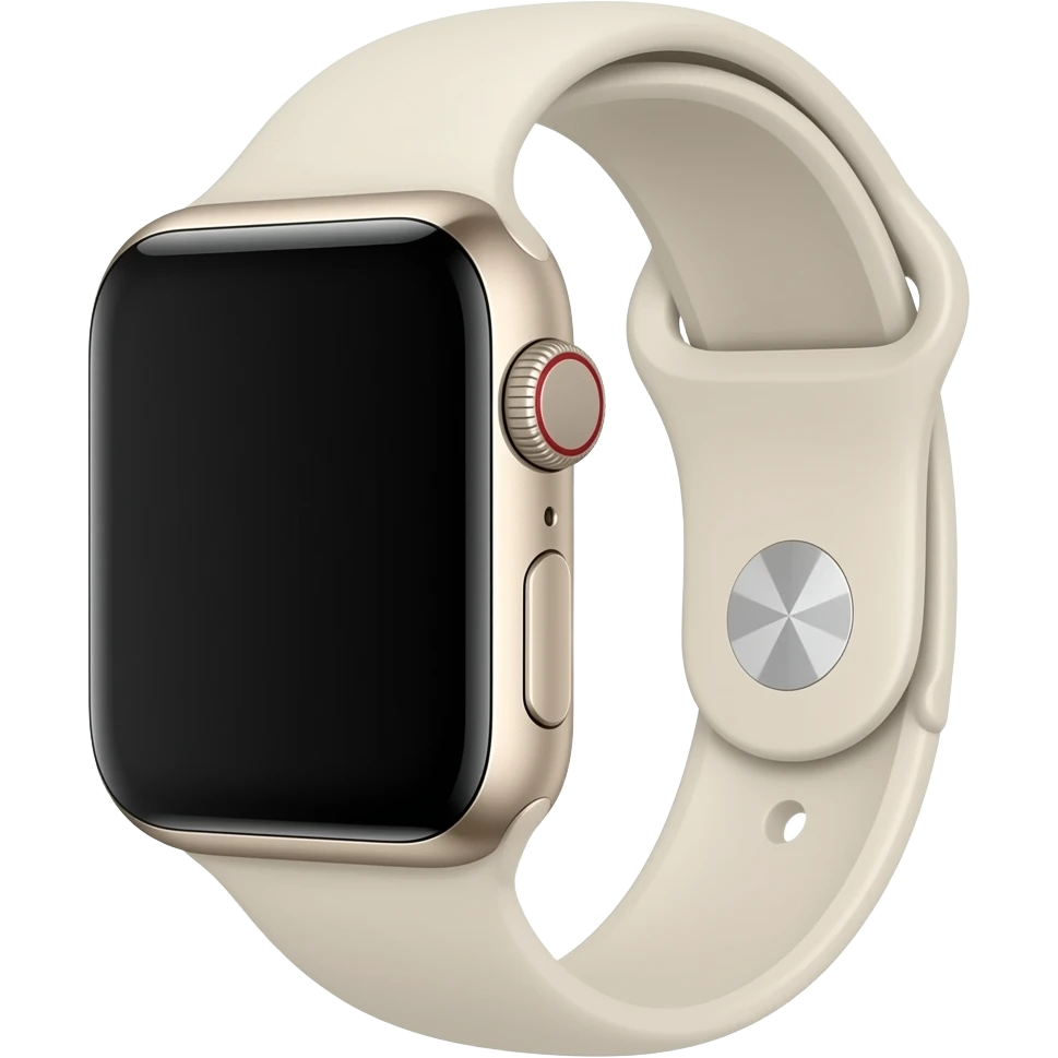 beige apple watch emoji