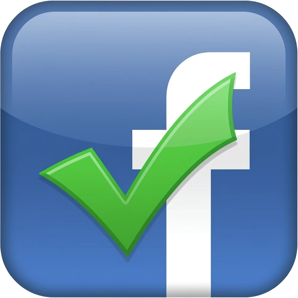 Verify Facebook verify emoji