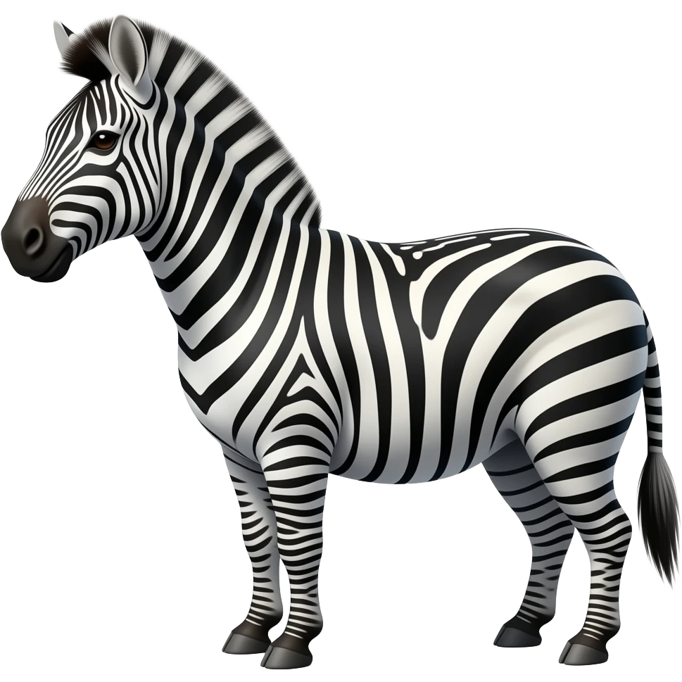 🐧mixed with🦓 emoji