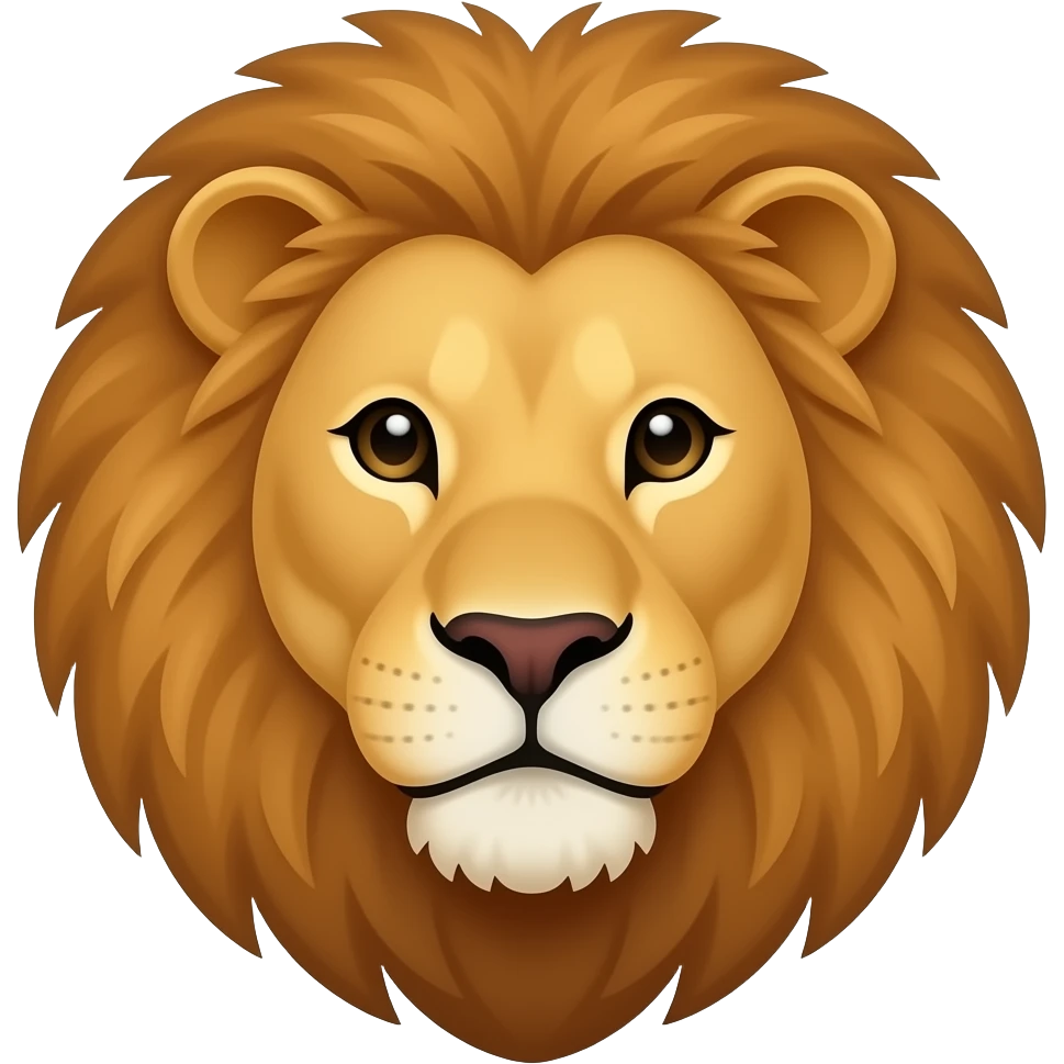 lion head emoji
