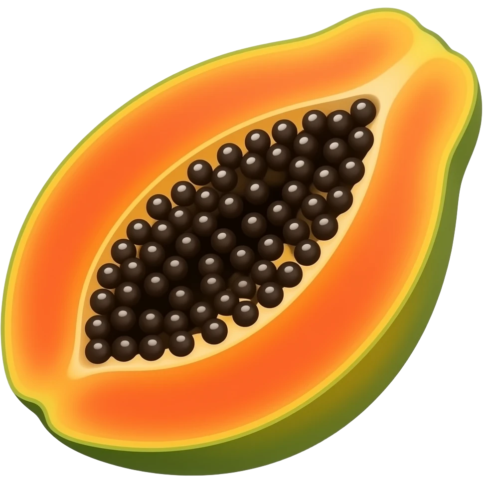 Papaya emoji
