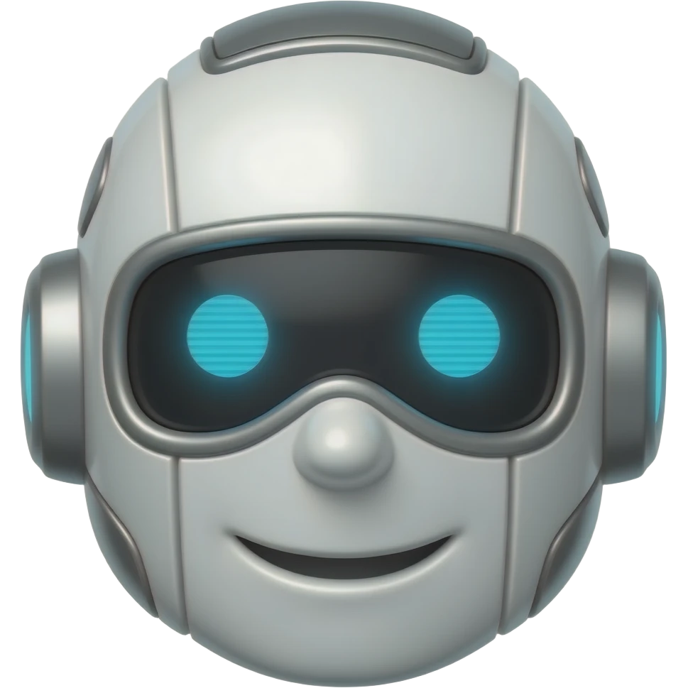 robot face emoji