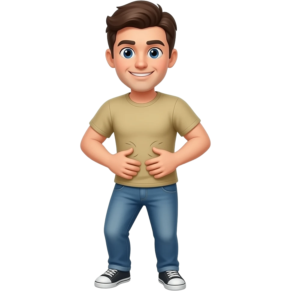 SLAP MY GUT emoji