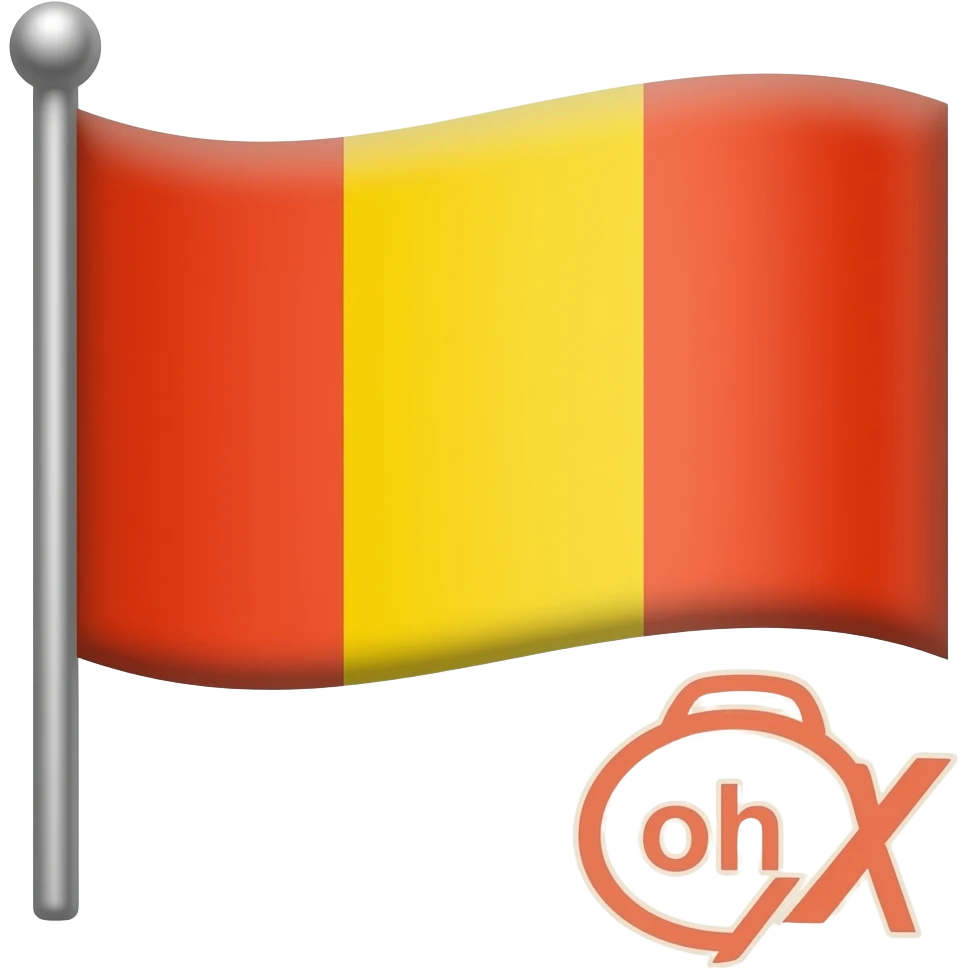 red yellow flag emoji