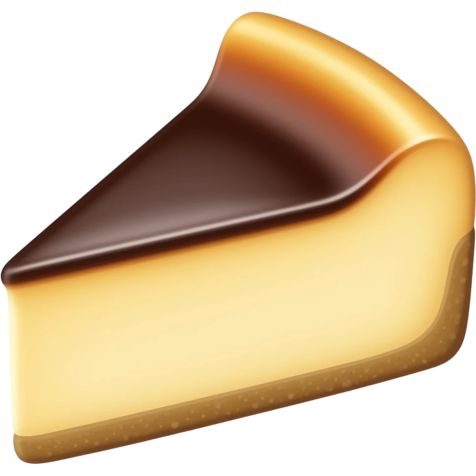 mochi basque cheesecake emoji