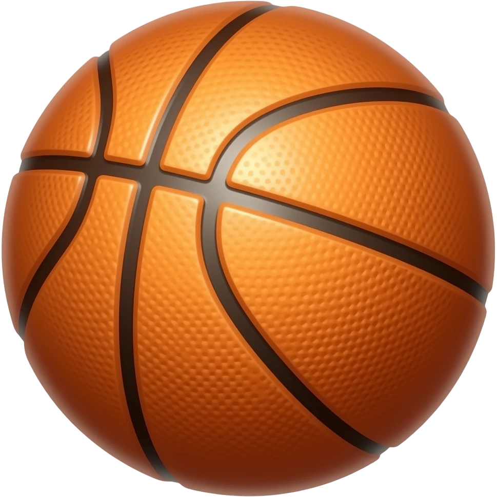 PELOTA de basket con destello de movimiento emoji