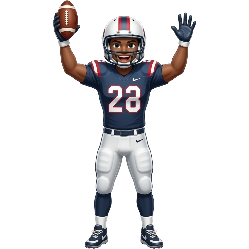 NFL touchdown emoji