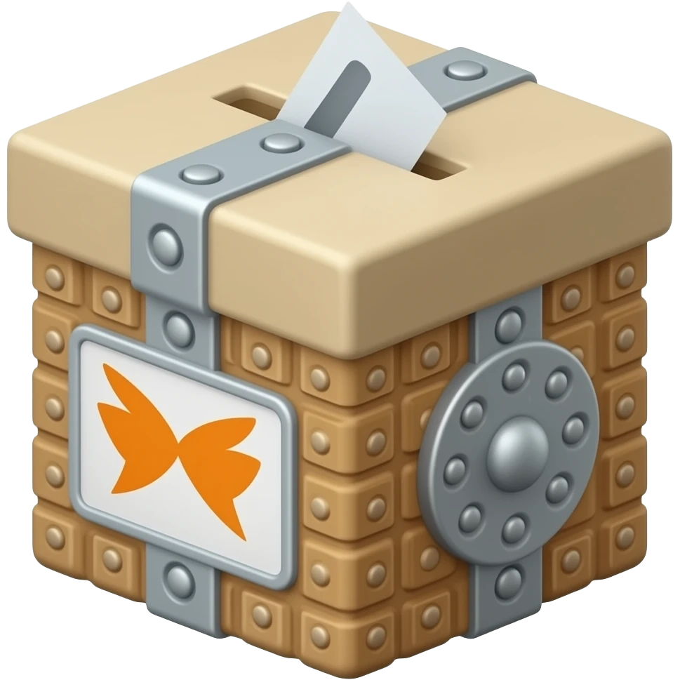 time capsule ballot box emoji
