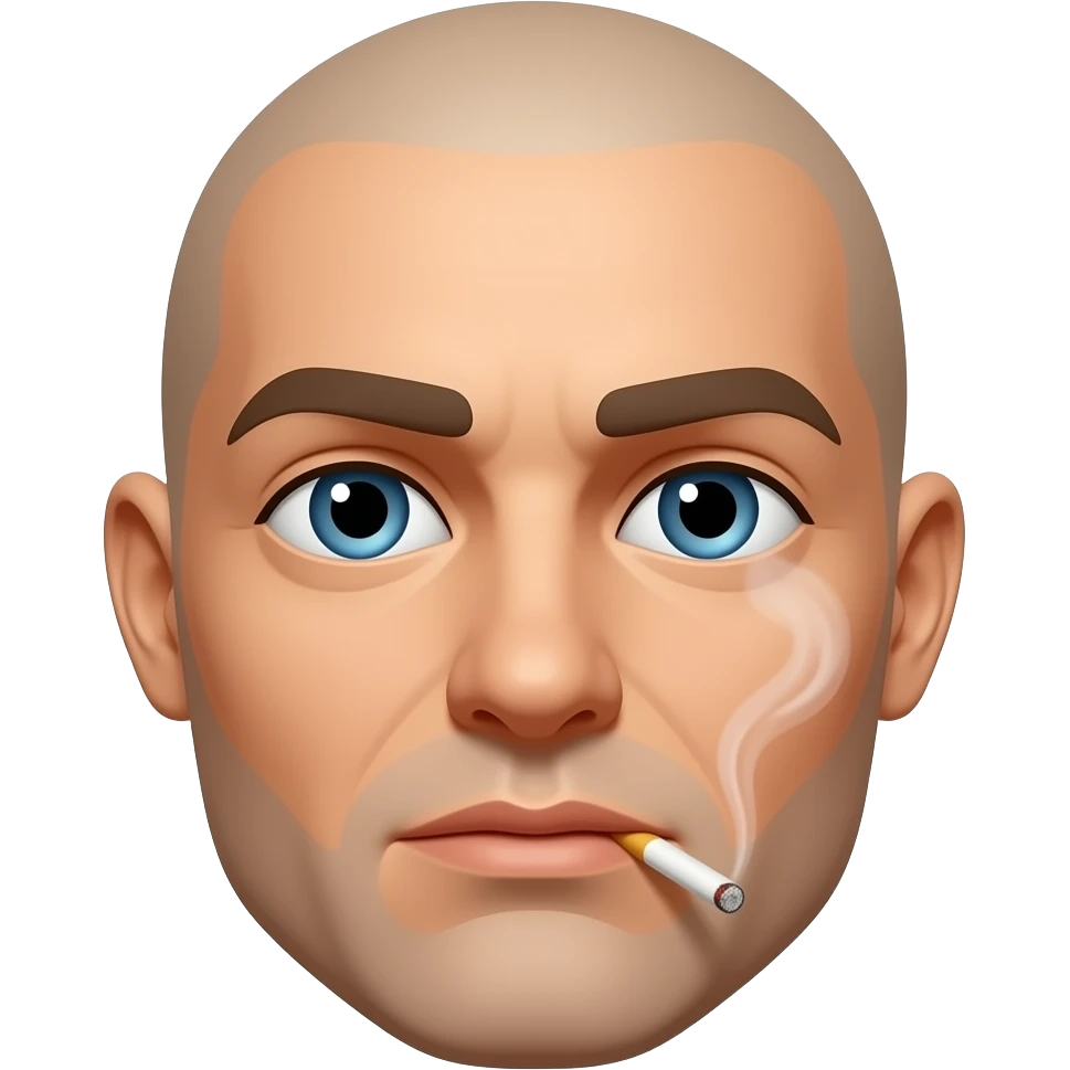 Sin nariz ojos entre medios serrado votando humo por la boca emoji