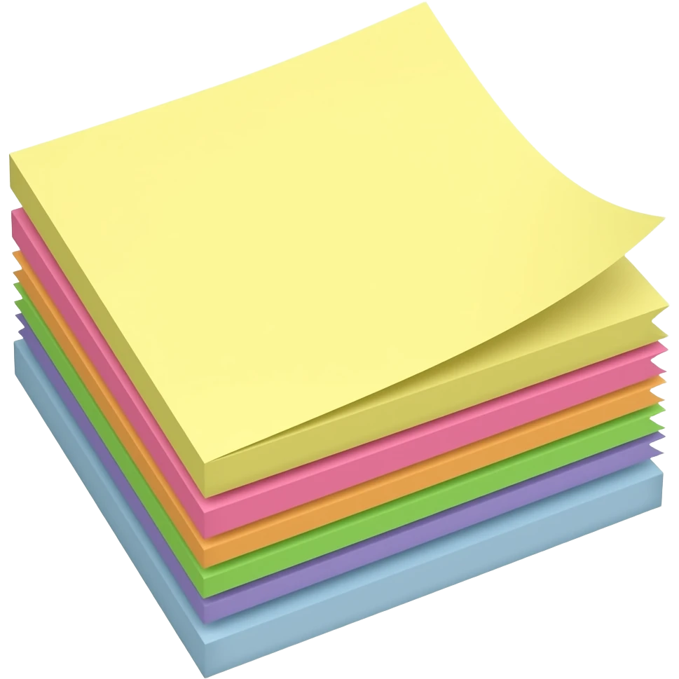 Sticky notes emoji