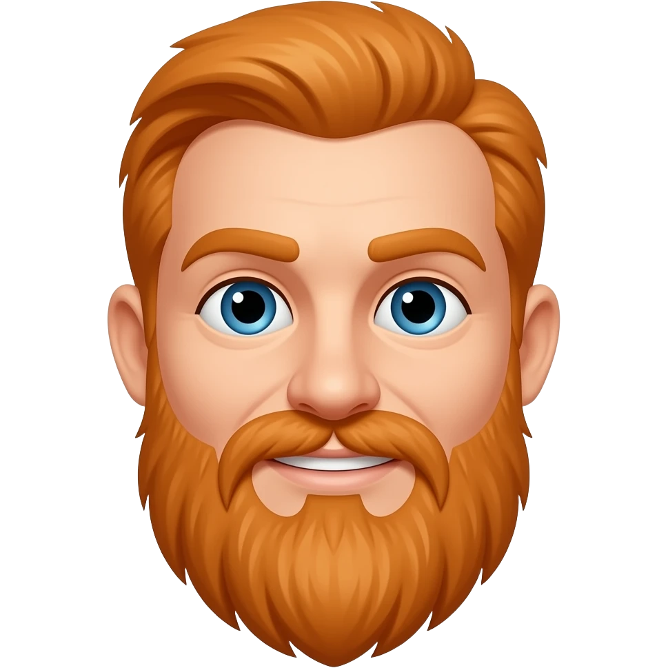 Orange Beard emoji