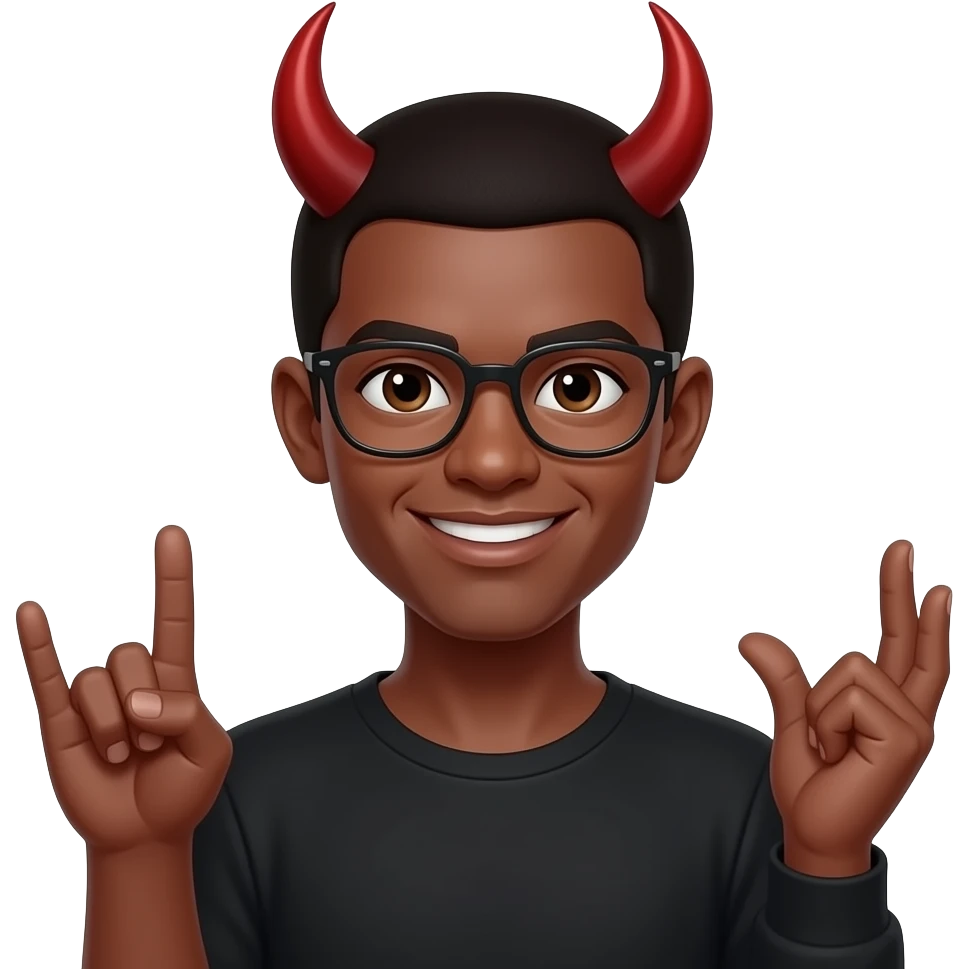 😈🤟🏾 emoji