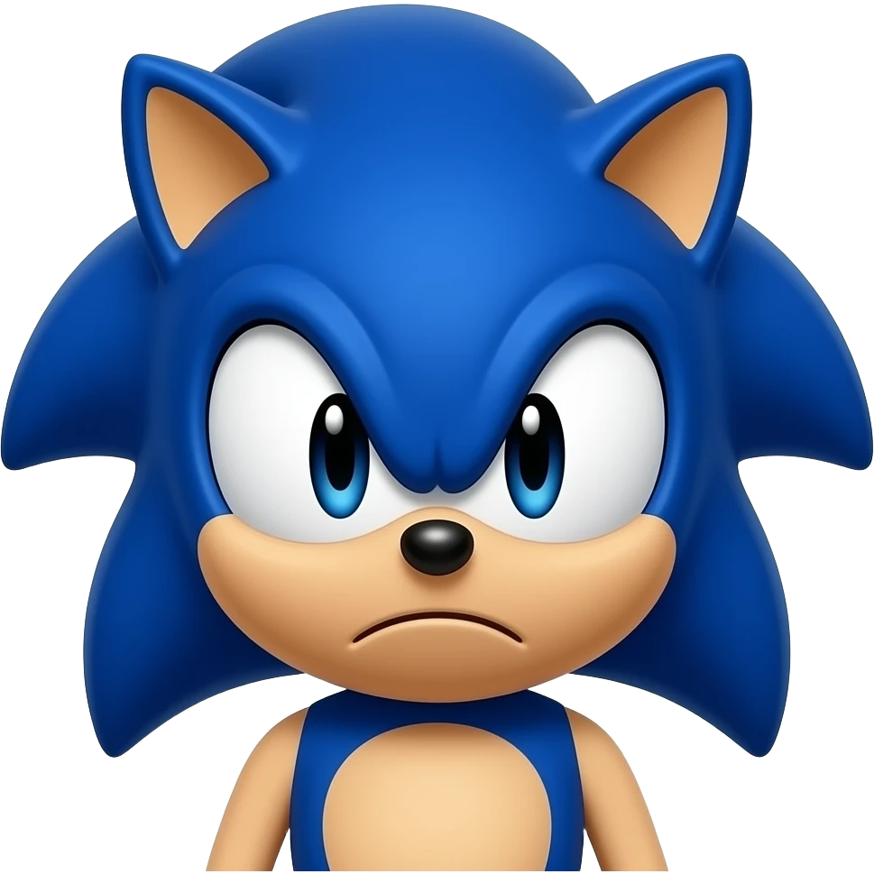Sonic sad emoji