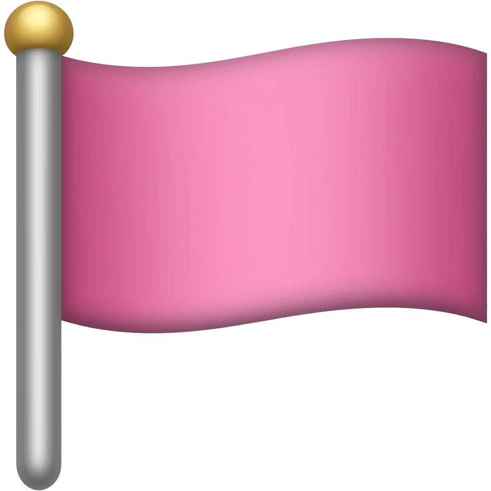 pink flag emoji