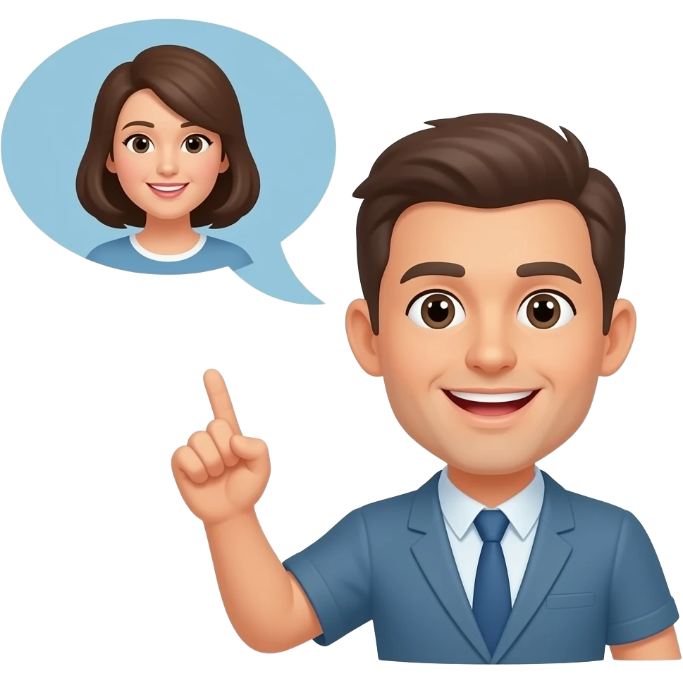 speak with people with a speech bubble emoji