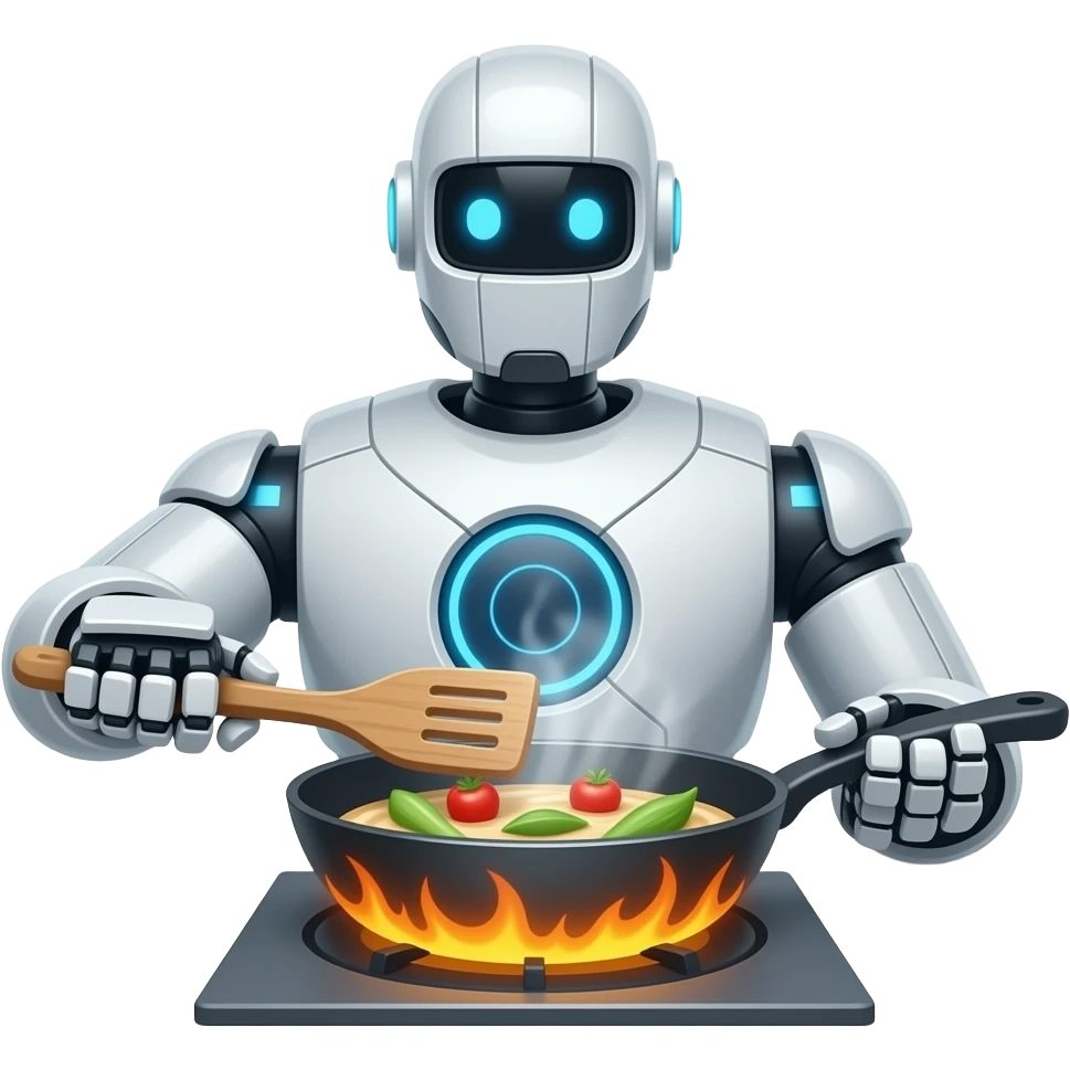 cook robot emoji