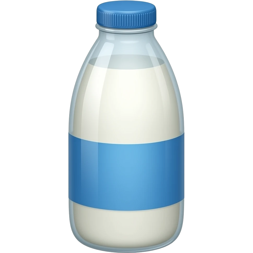 Milk bottle emoji