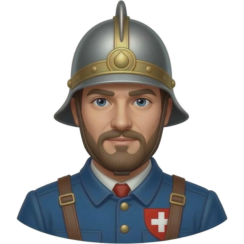 An ancient swiss soldier emoji