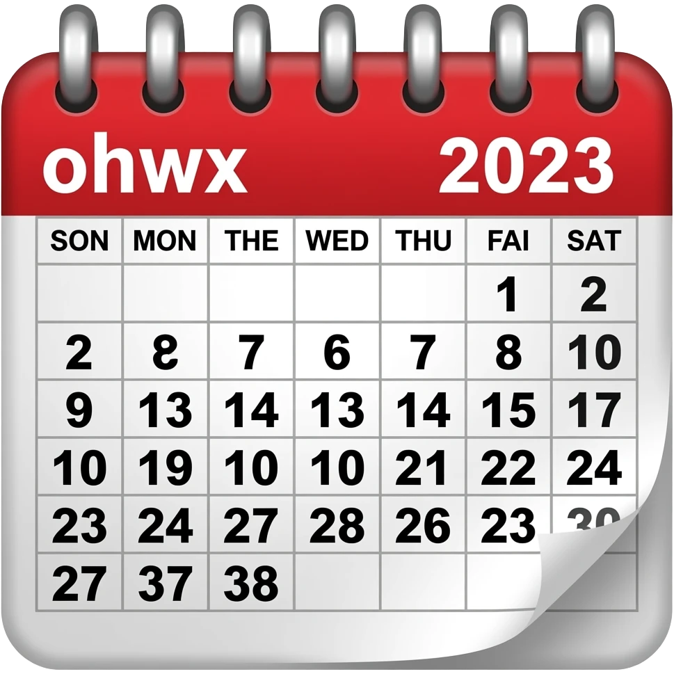 CALENDAR emoji