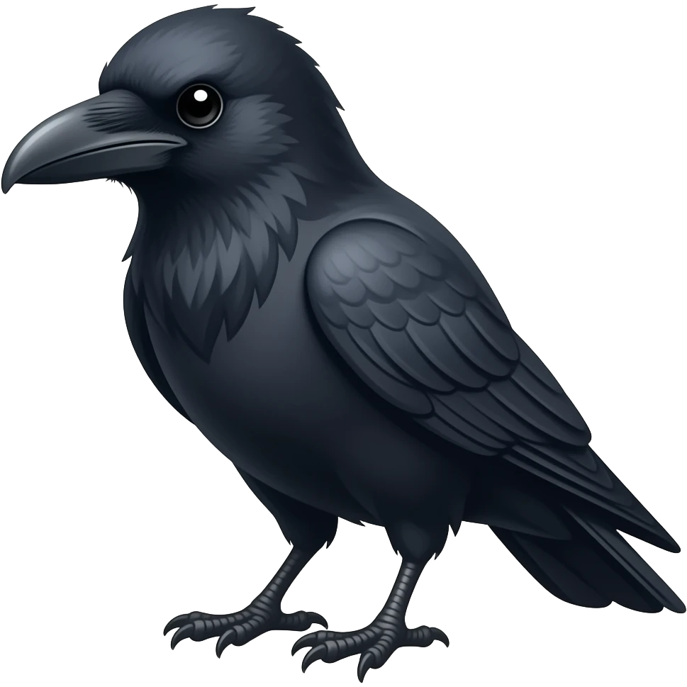 Engry crow emoji