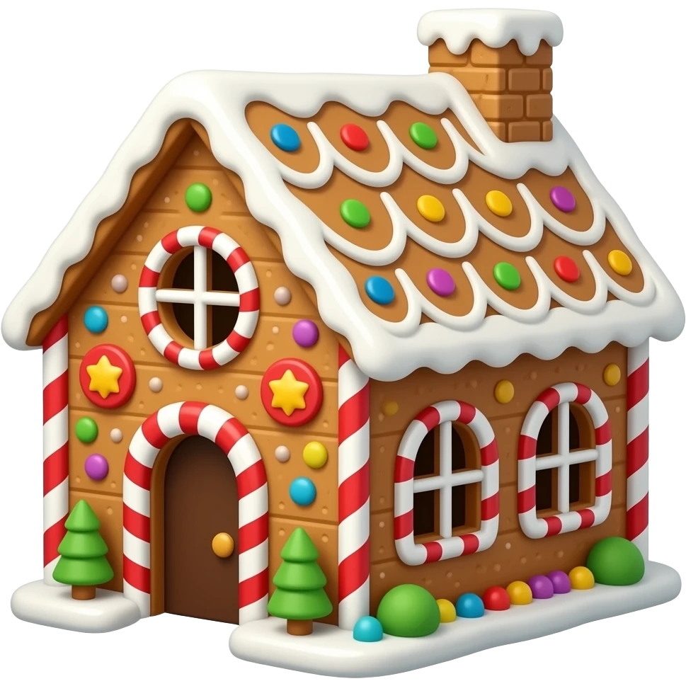Gingerbread House emoji