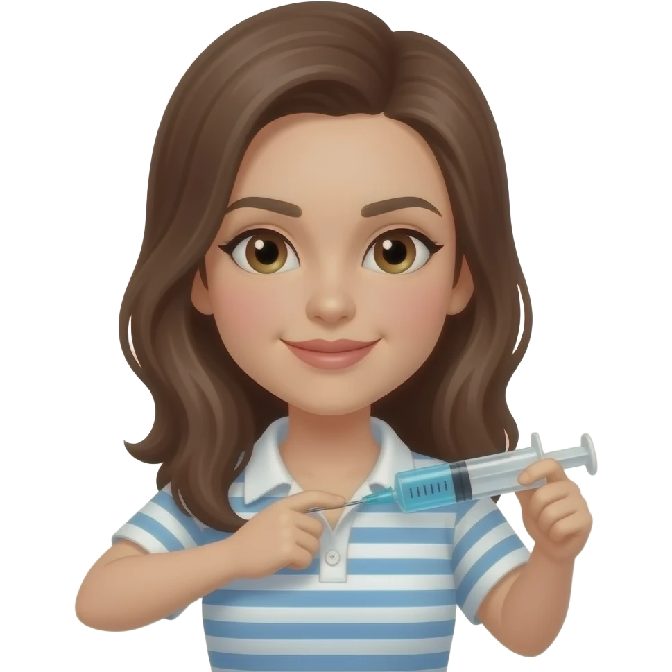 Una inyectadora emoji