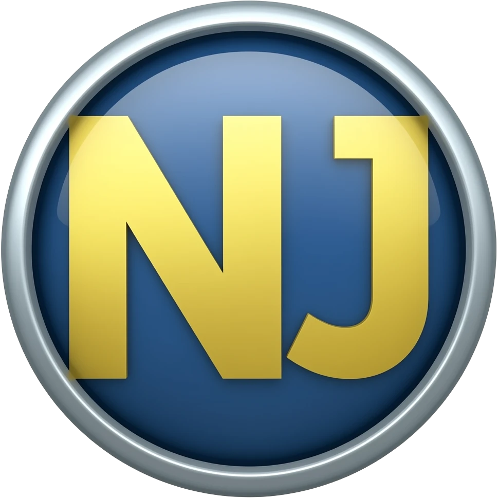 un logo avec NJ dedans emoji