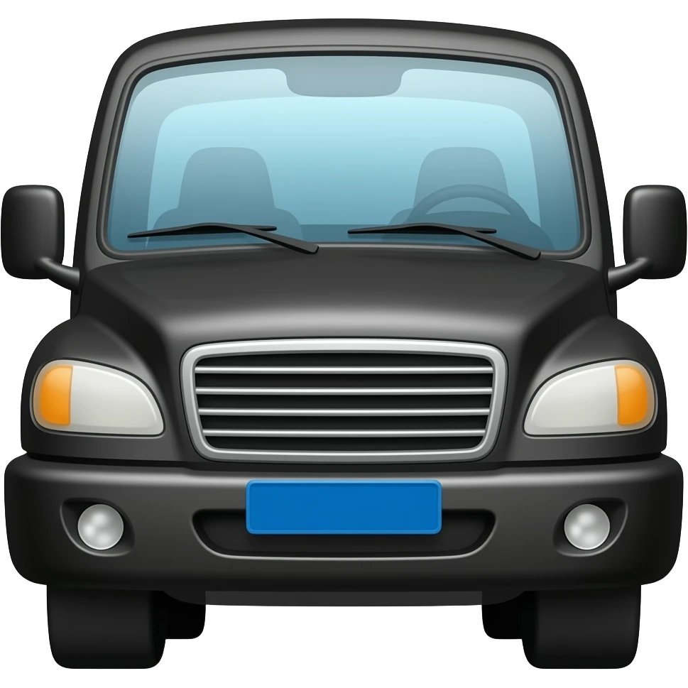 Black truck emoji ⛟ emoji