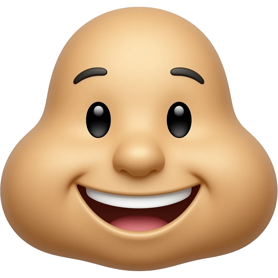 Pene con carita feliz emoji