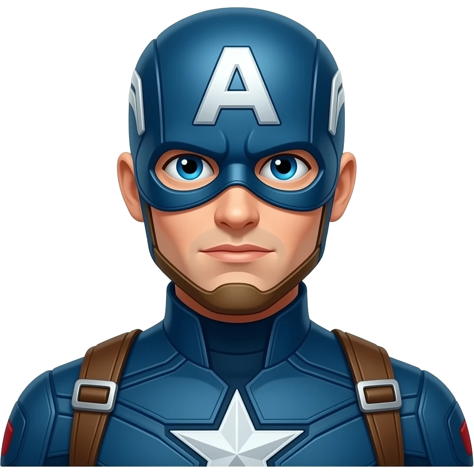 Captain America from Heroes and Villains emoji