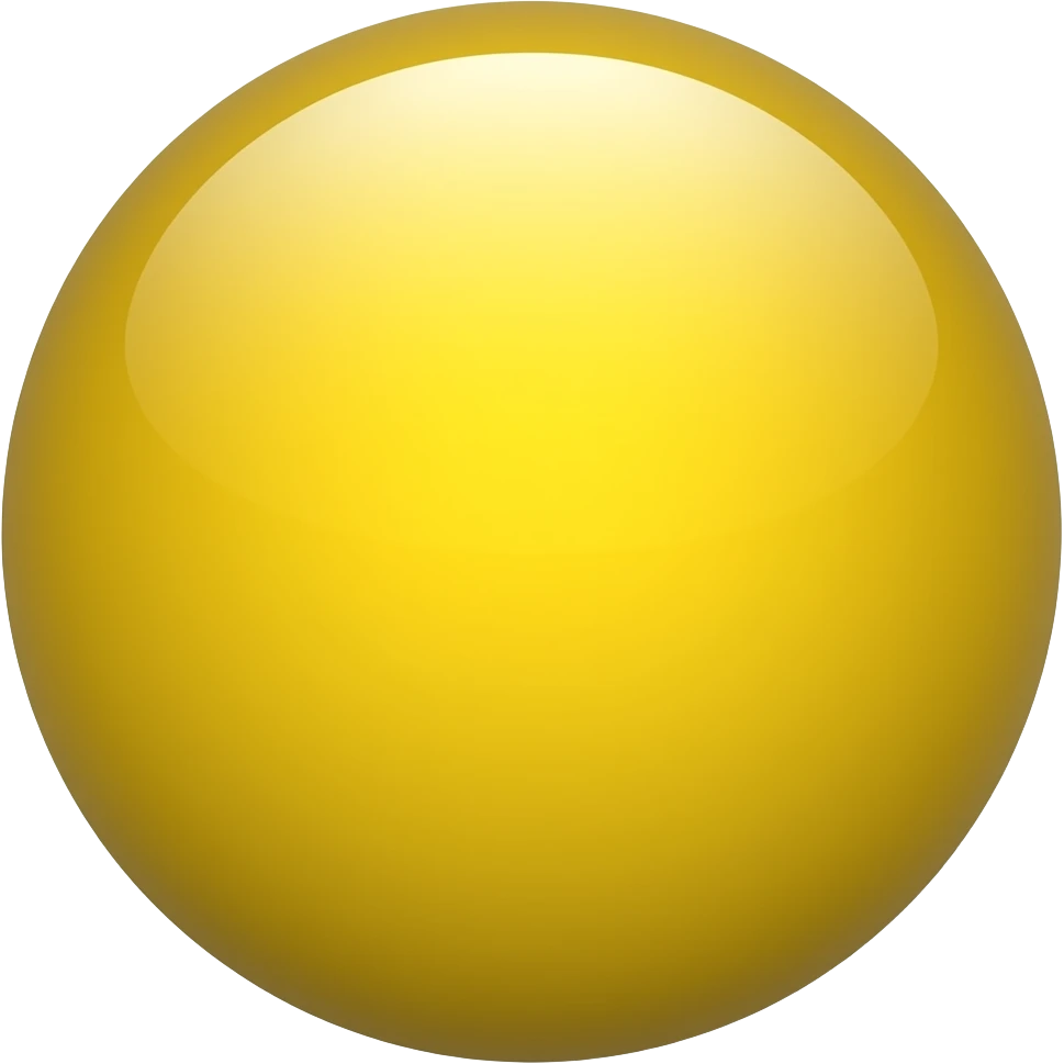 Shiny yellow emoji