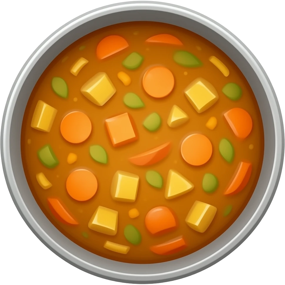 קדרת ירקות שורש emoji