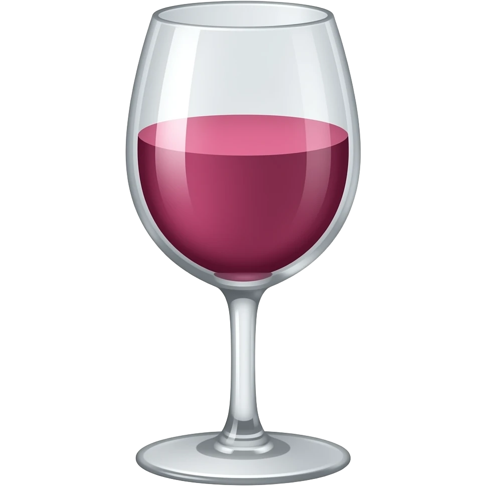 pink wine glass emoji