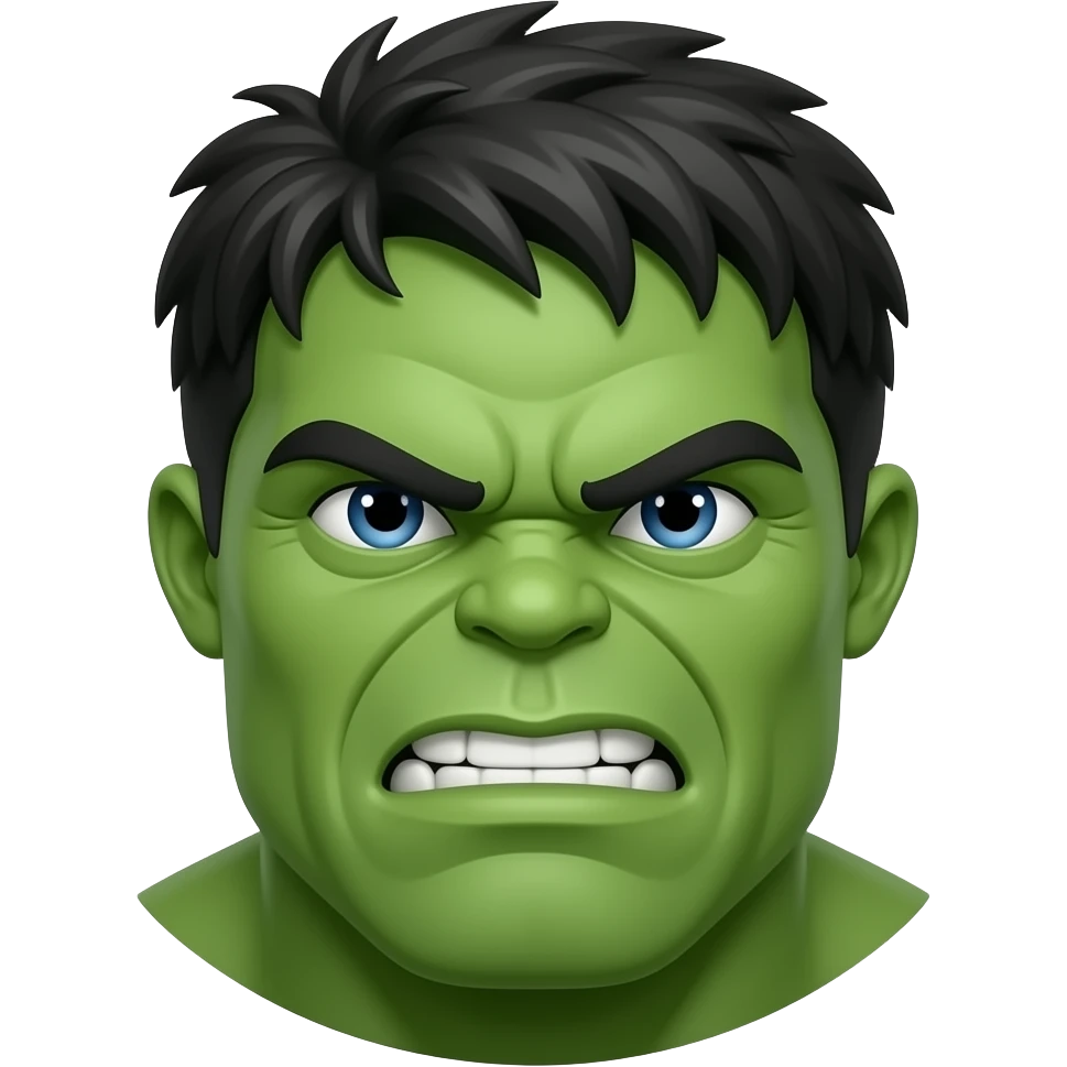 Create an emoji of hulk emoji