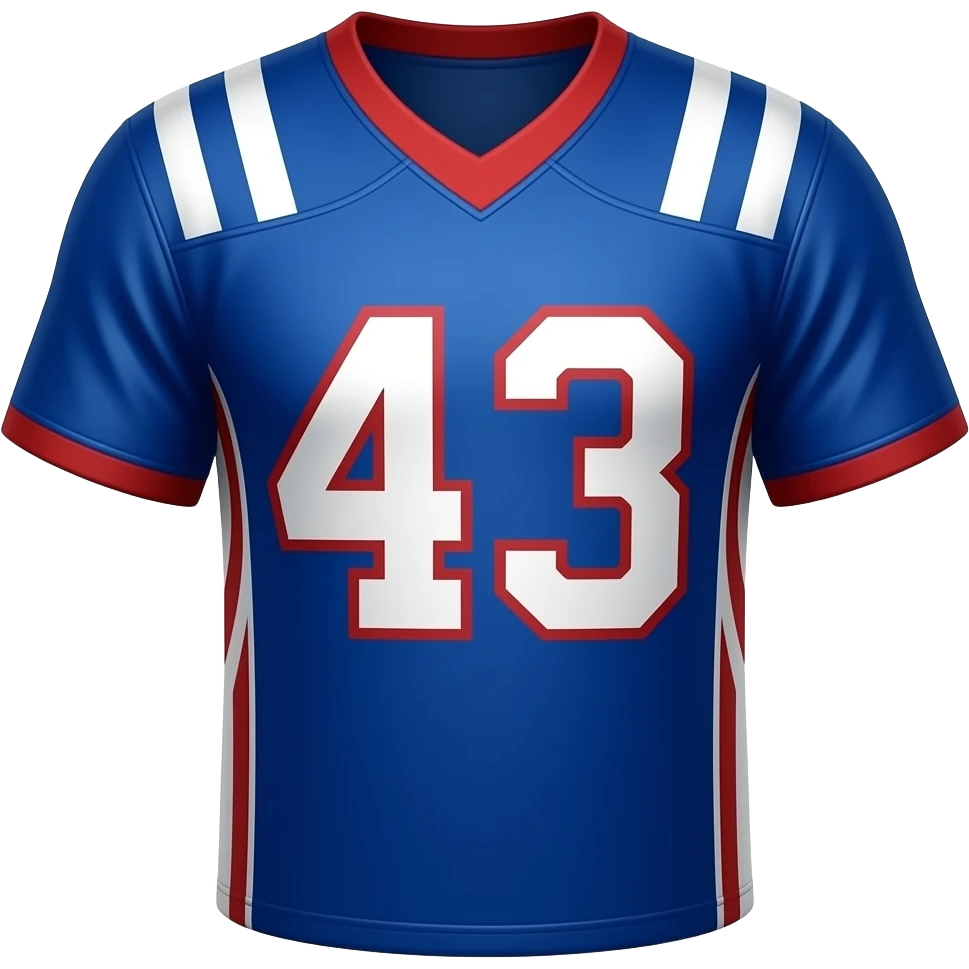 american football jersey emoji