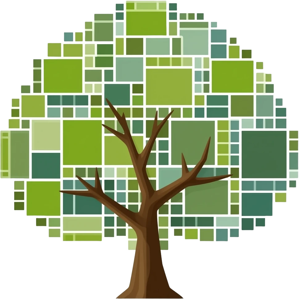 tree-map-style data chart with different-sized squares emoji