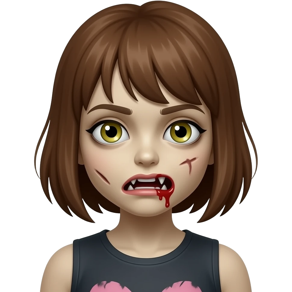 zombie girl emoji
