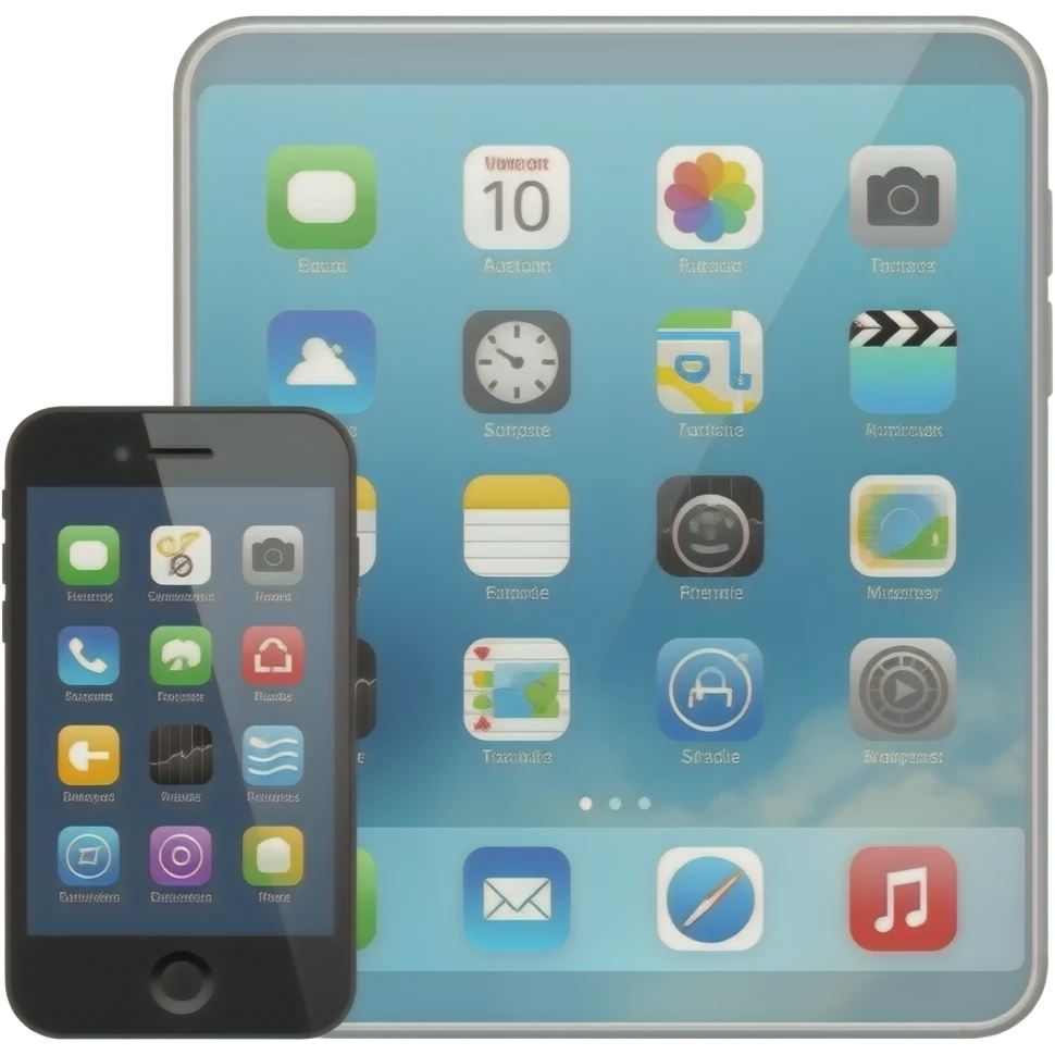Phone and a IPad emoji