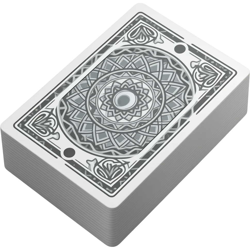 white tarot deck emoji