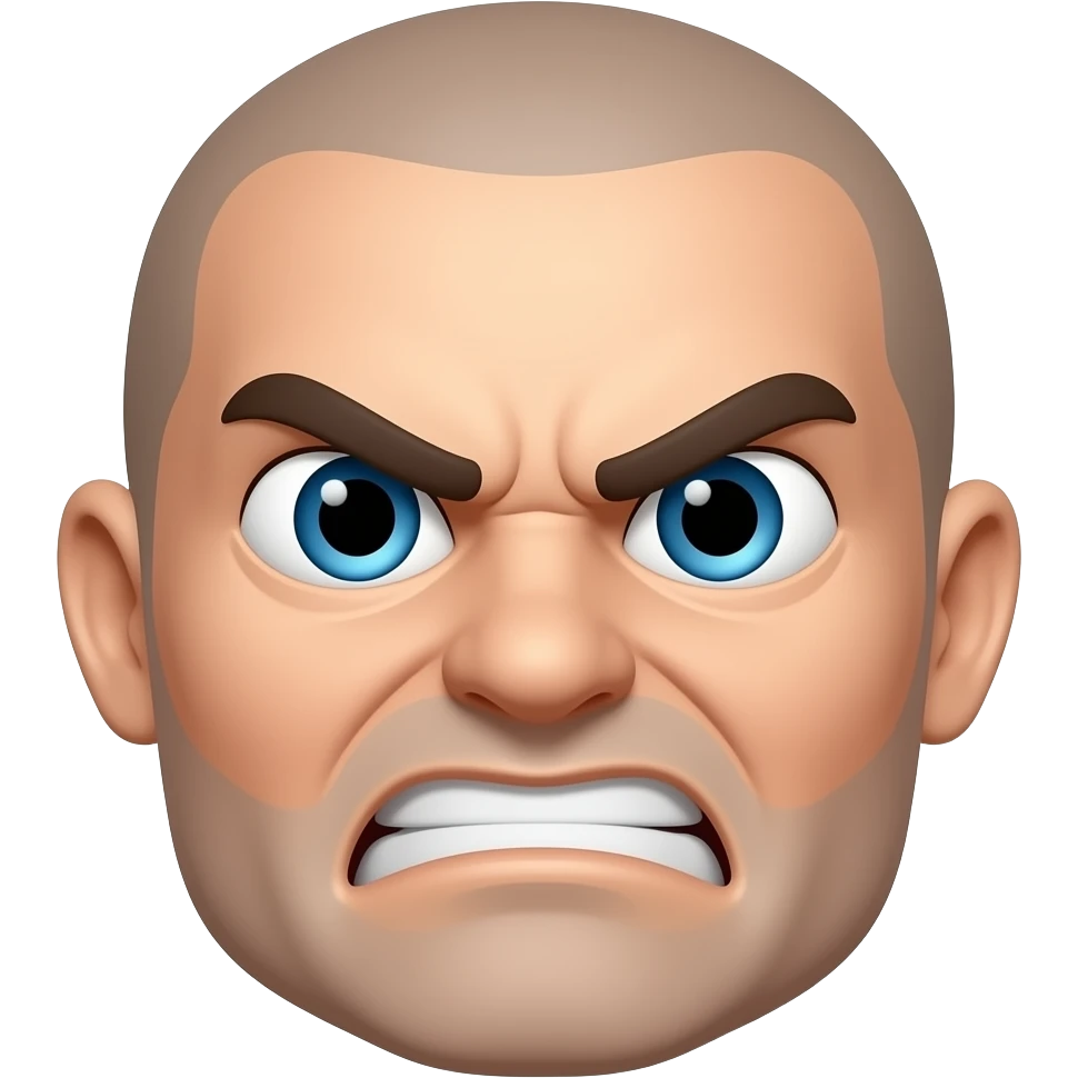 angry face emoji