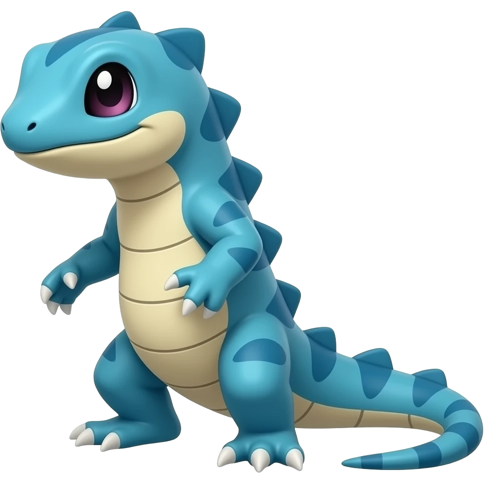 imposing blue lizard fakemon emoji