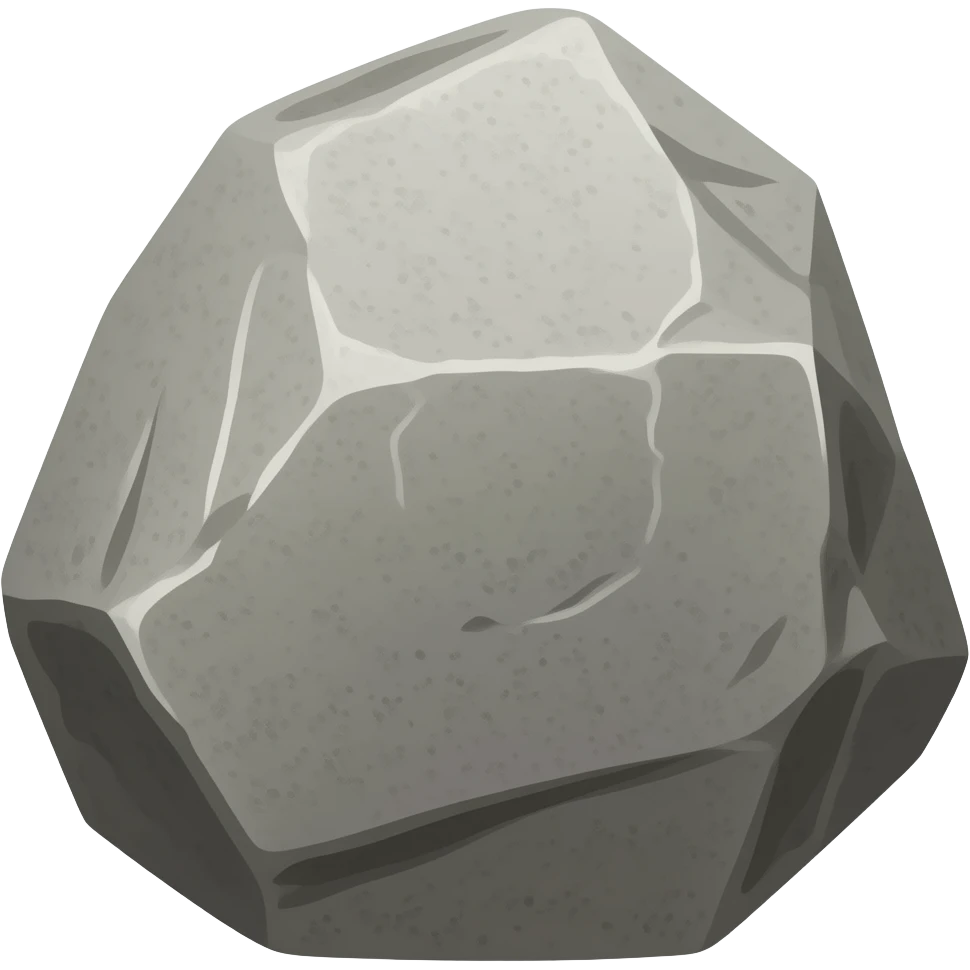 Rock emoji