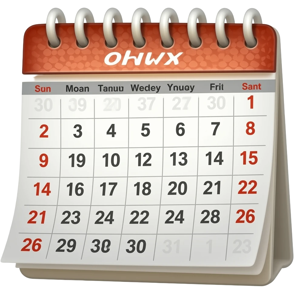 calendar emoji