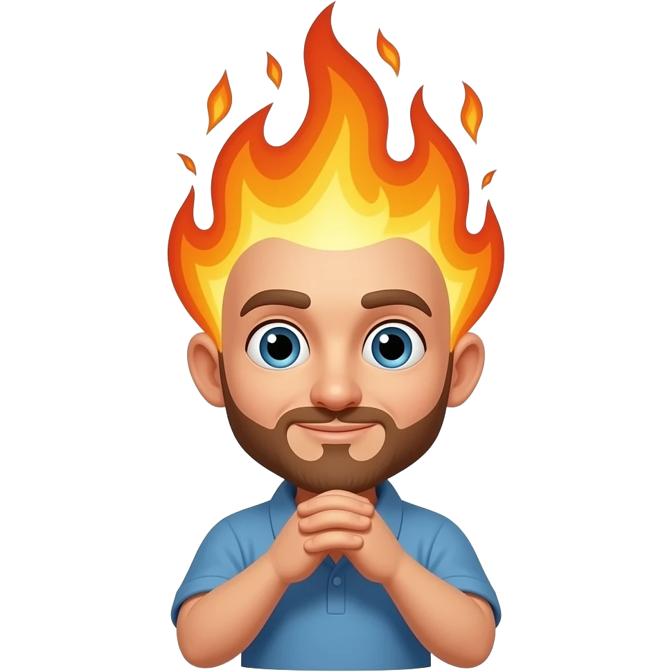 🤔+🔥 emoji