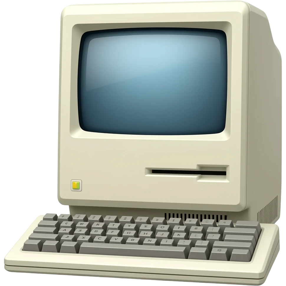 old apple computer emoji