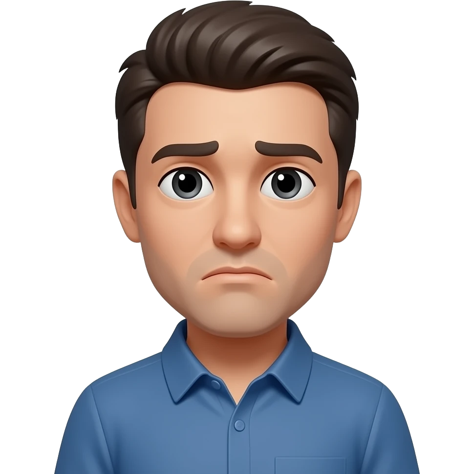 Невнимательный человек emoji