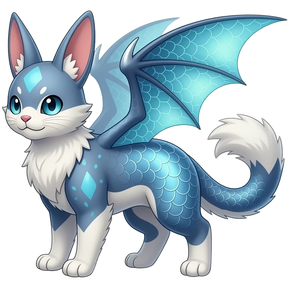 Meowstic-Minccino-Furret-Milotic-Exveemon-Digimon-hybrid emoji