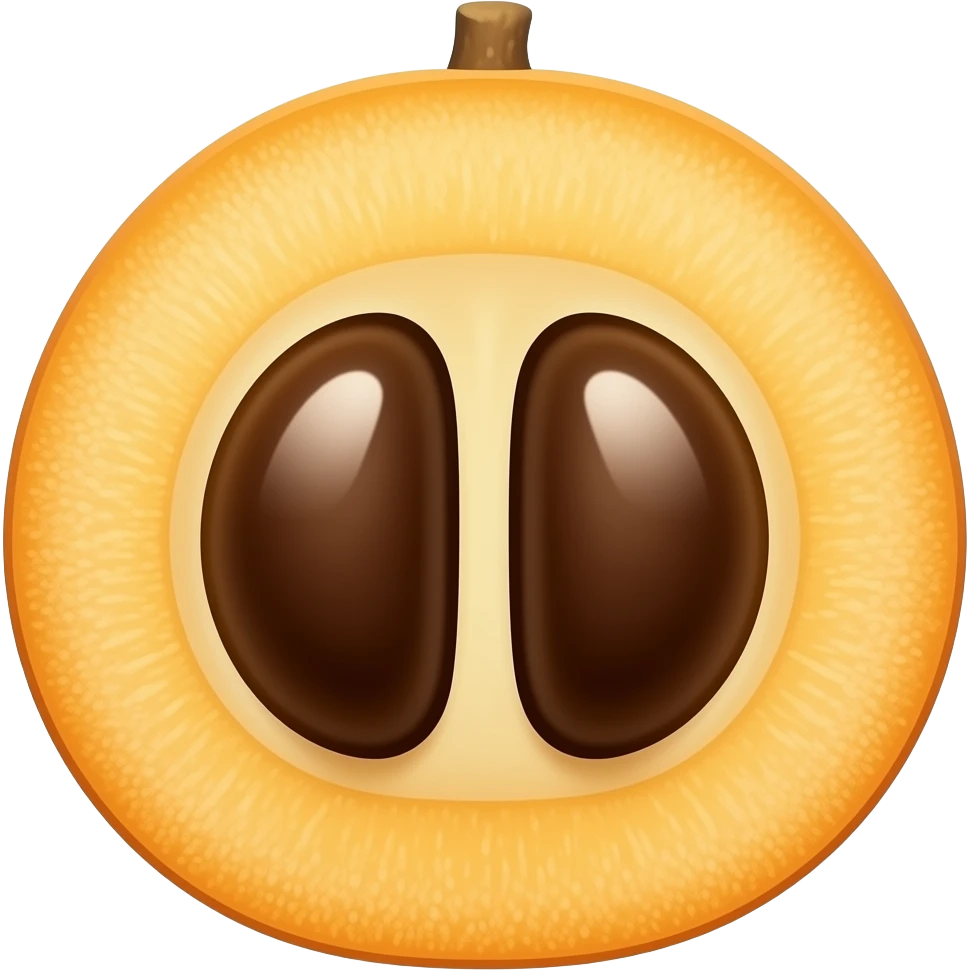 Loquat emoji emoji