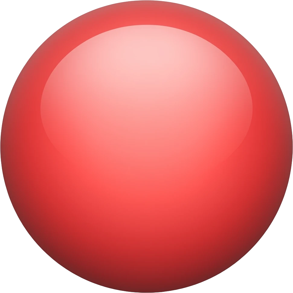 Red circle emoji