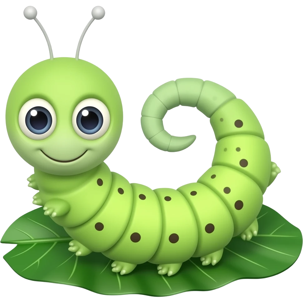 Titus the caterpillar emoji